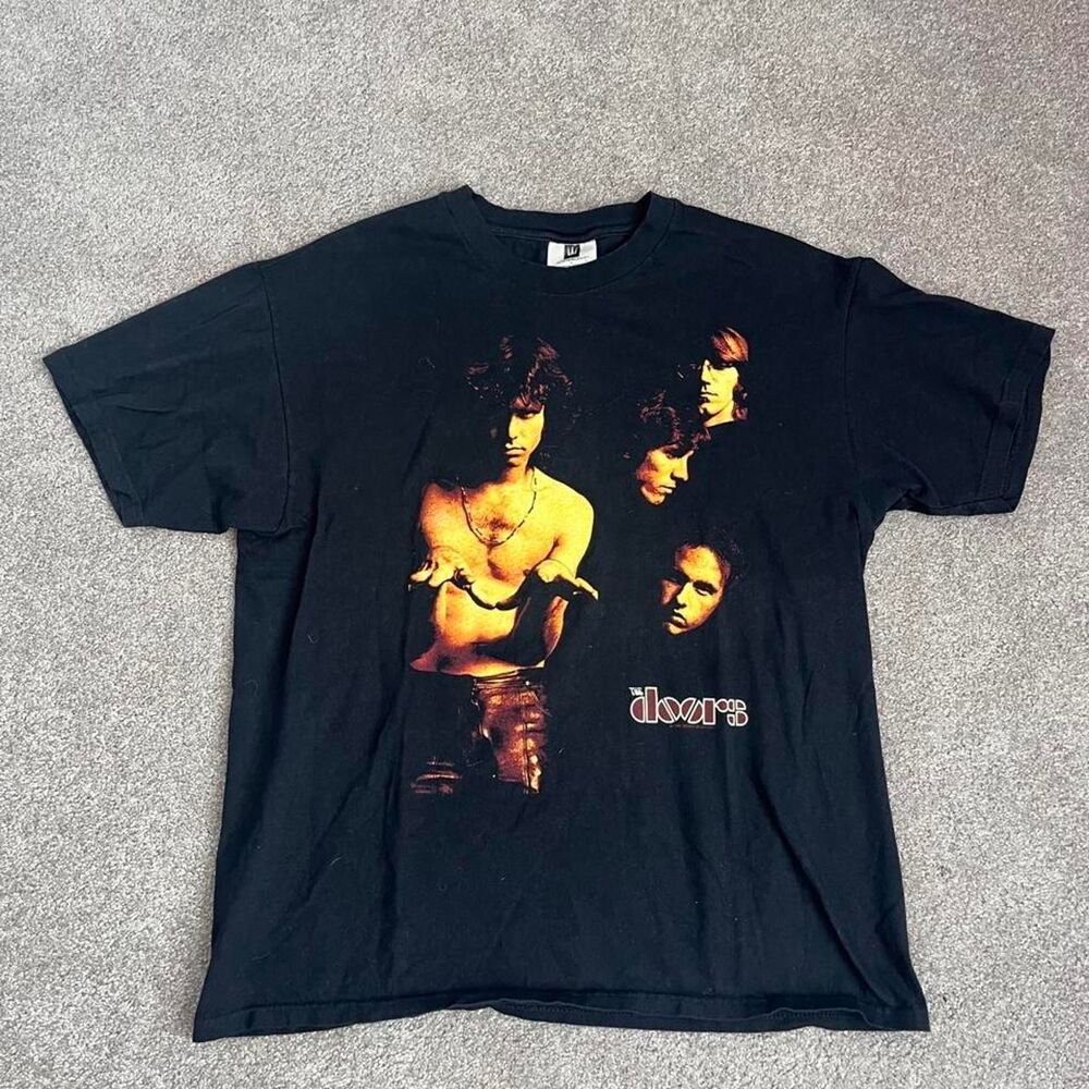 Vintage 1998 The Doors Winterland Men's Black T-shirt